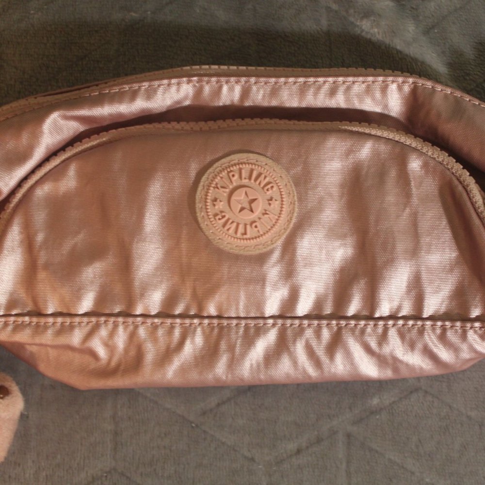 rose gold kipling pencil and pen case